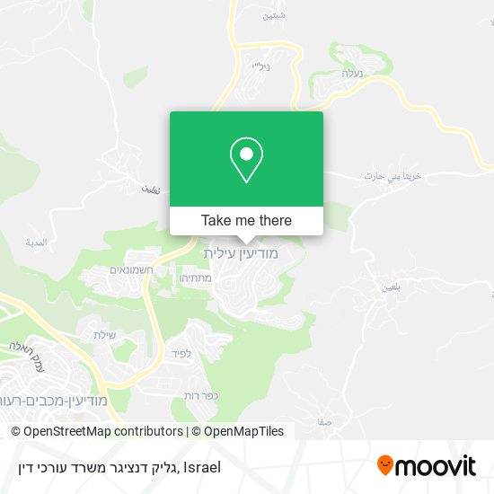 גליק דנציגר משרד עורכי דין map