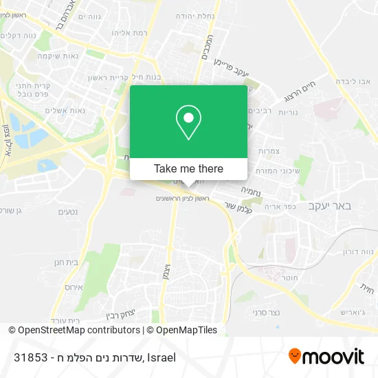 Карта 31853 - שדרות נים הפלמ ח