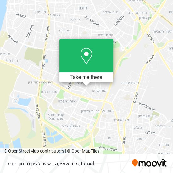 מכון שמיעה ראשון לציון מדטון-הדים map