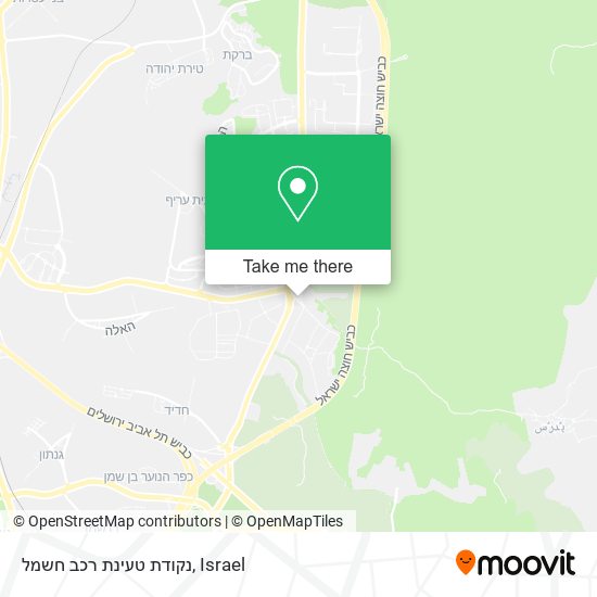 נקודת טעינת רכב חשמל map