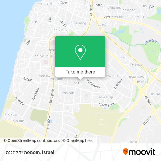 חוסמסה יד להגנה map