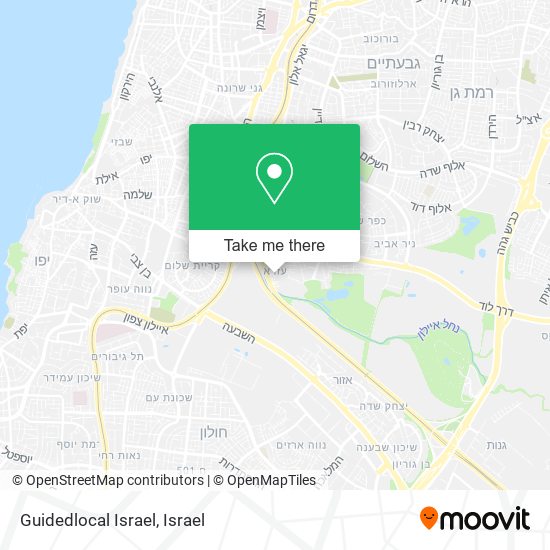 Guidedlocal Israel map