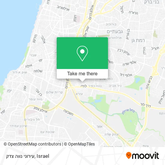 Карта עירוני נווה צדק