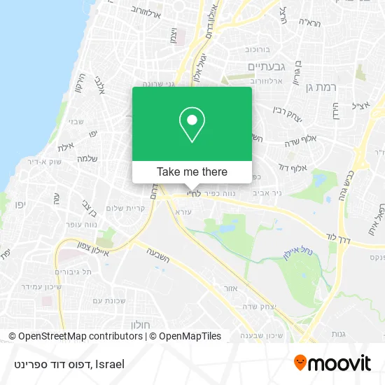 Карта דפוס דוד ספרינט