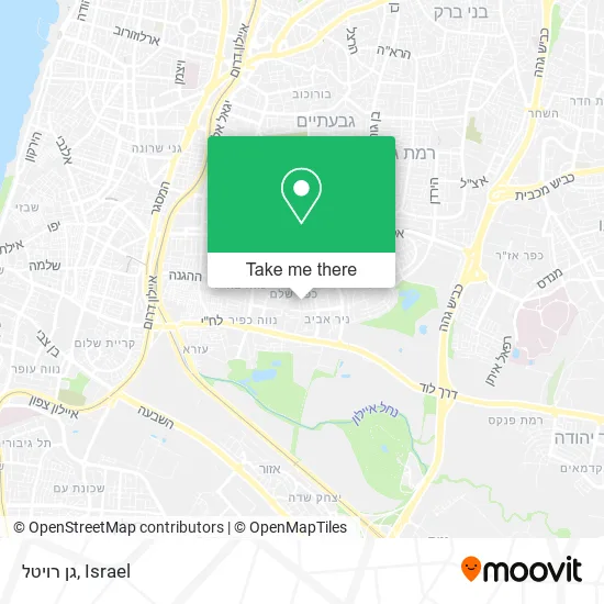 Карта גן רויטל