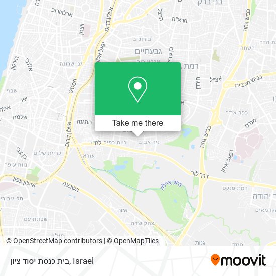 בית כנסת יסוד ציון map