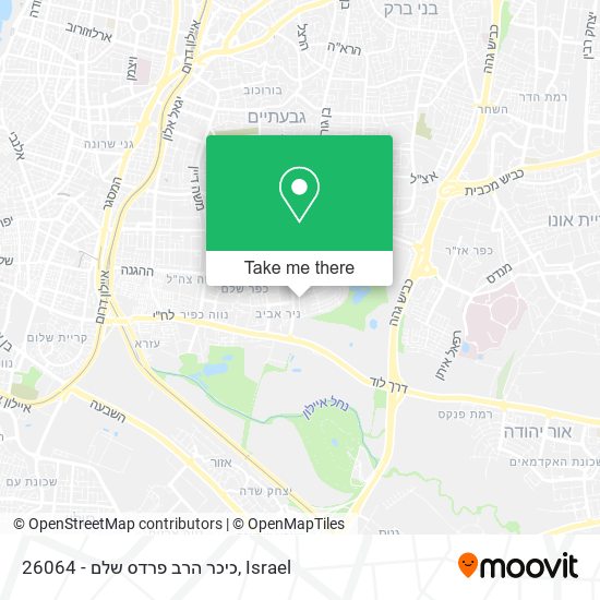 Карта 26064 - כיכר הרב פרדס שלם