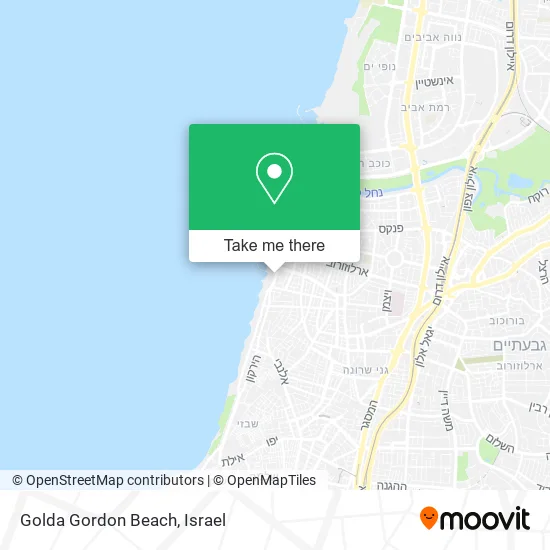 Карта Golda Gordon Beach