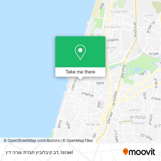 דב קיבלוביץ חברת עורכי דין map
