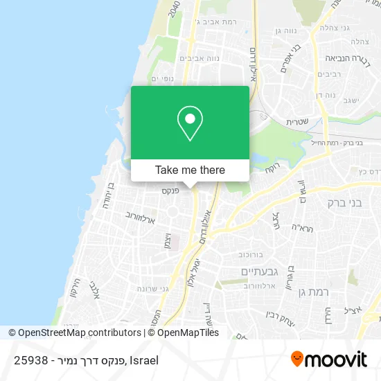 Карта 25938 - פנקס דרך נמיר