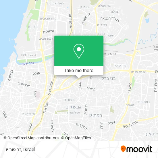 Карта זר פור יו