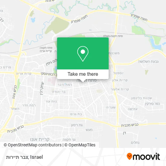 Карта צבר תיירות