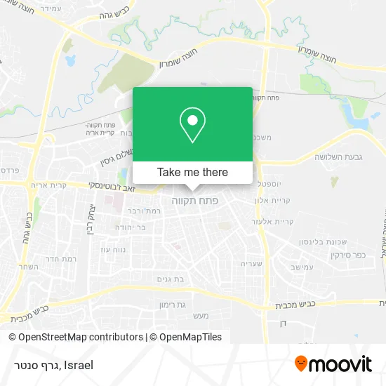 Карта גרף סנטר