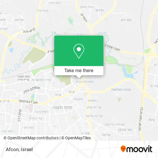 Afcon map