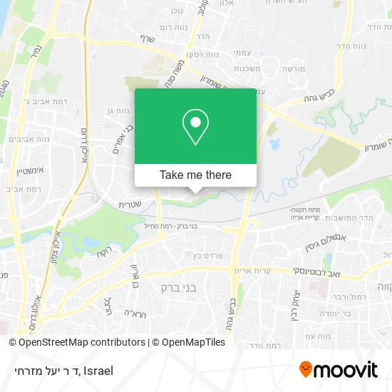 Карта ד ר יעל מזרחי