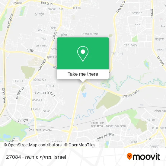 Карта 27084 - מחלף מורשה