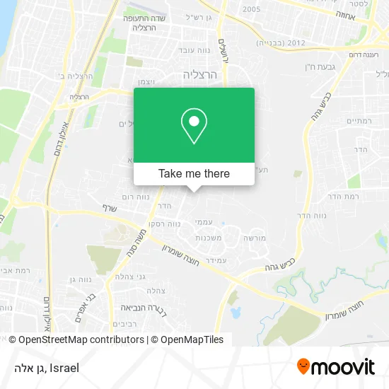 Карта גן אלה
