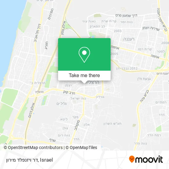 Карта דר ויזנפלד מירון