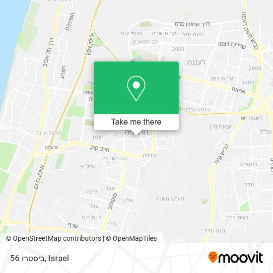 Карта ביסטרו 56