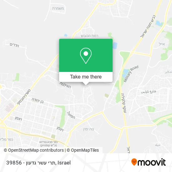 39856 - תרי עשר גדעון map