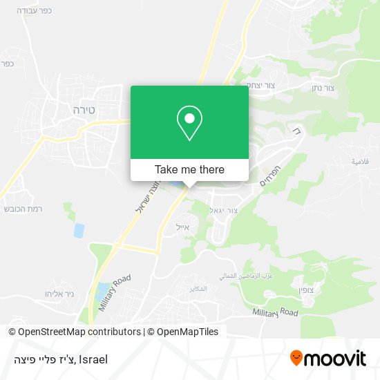 צ'יז פליי פיצה map