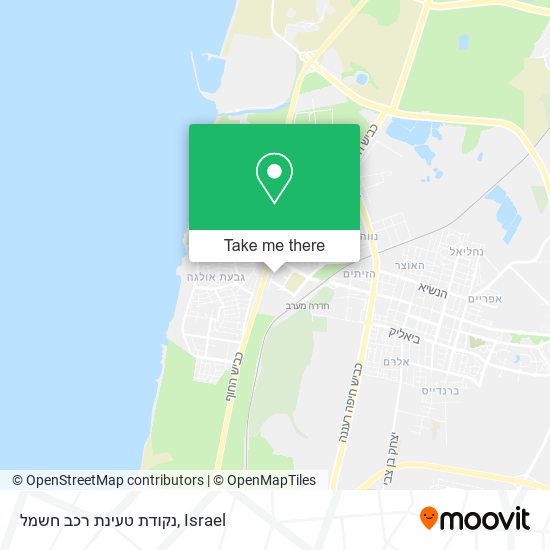 נקודת טעינת רכב חשמל map