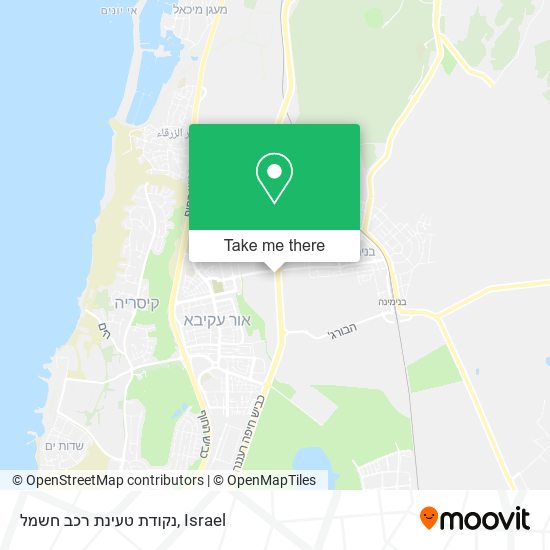 נקודת טעינת רכב חשמל map