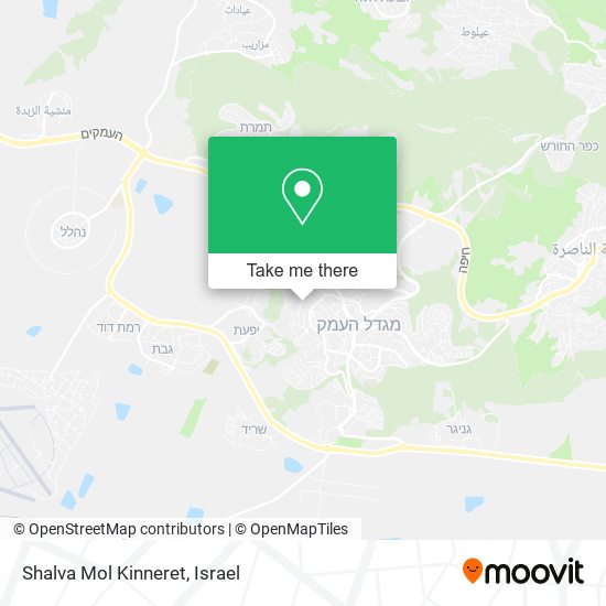 Shalva Mol Kinneret map