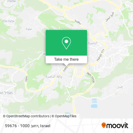 Карта 59676 - רחוב 1000