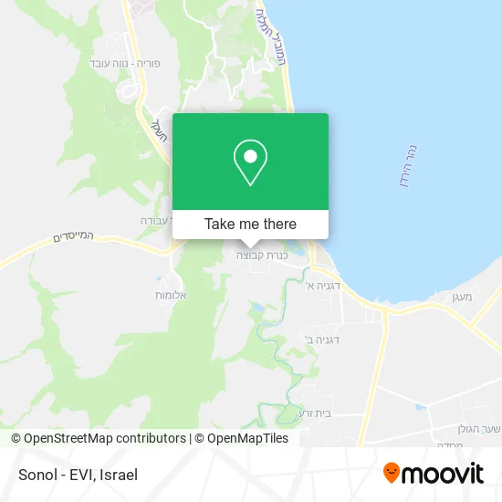 Карта Sonol - EVI