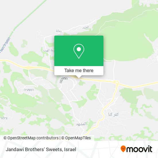 Jandawi Brothers' Sweets map