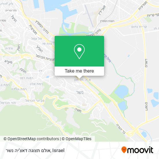 אולם תצוגה דאצ'יה נשר map