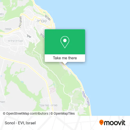 Карта Sonol - EVI