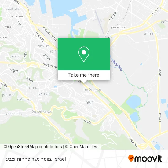 Карта מוסך נשר פחחות וצבע