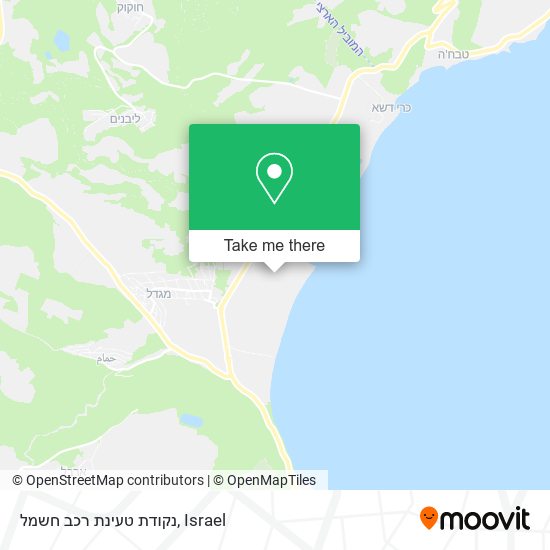 נקודת טעינת רכב חשמל map