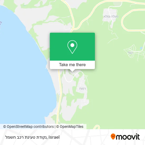 Карта נקודת טעינת רכב חשמל