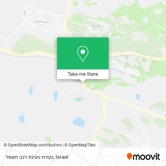 Карта נקודת טעינת רכב חשמל