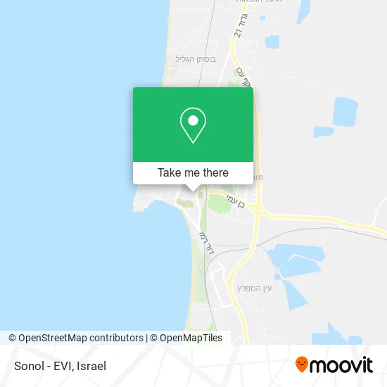 Карта Sonol - EVI