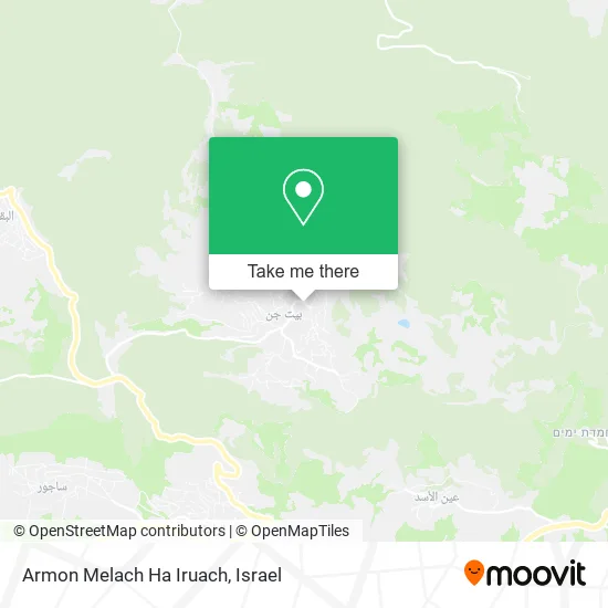 Карта Armon Melach Ha Iruach