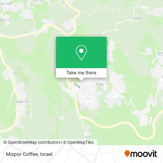 Mizpor Coffee map