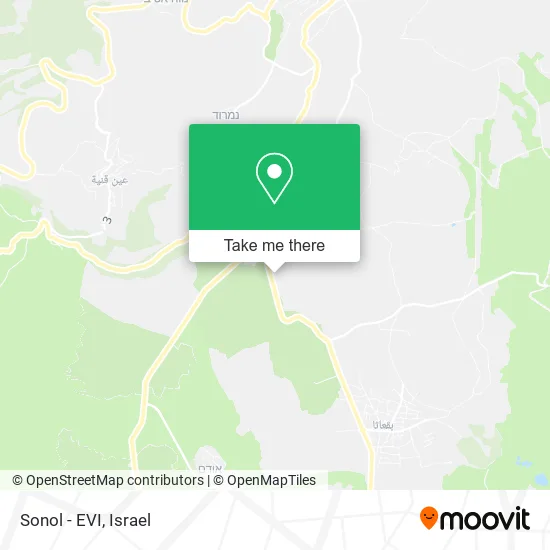 Карта Sonol - EVI