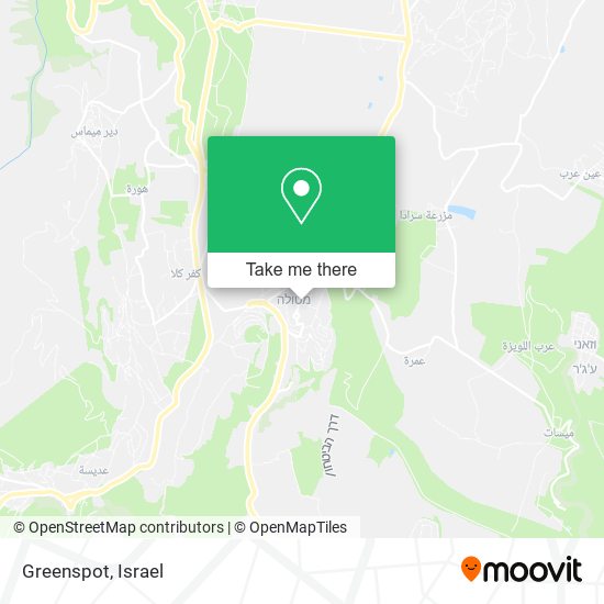 Greenspot map