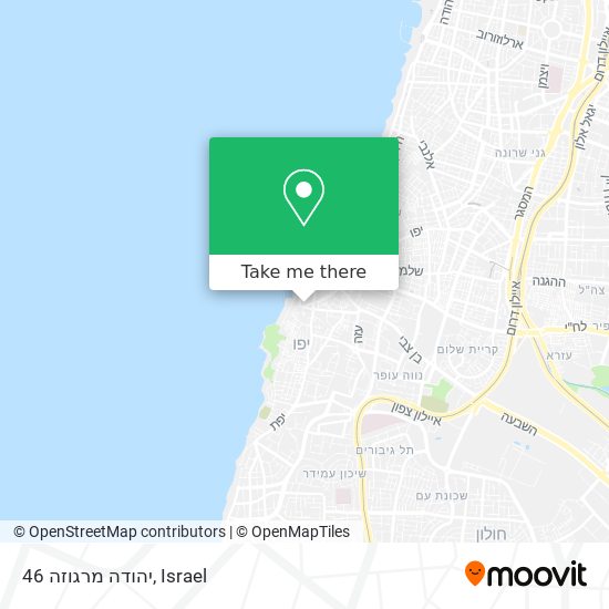 יהודה מרגוזה 46 map