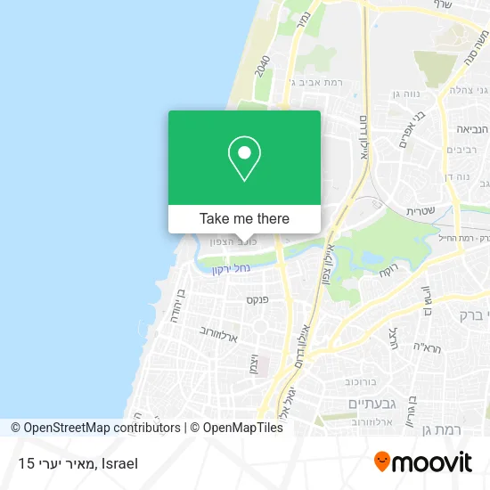 Карта מאיר יערי 15