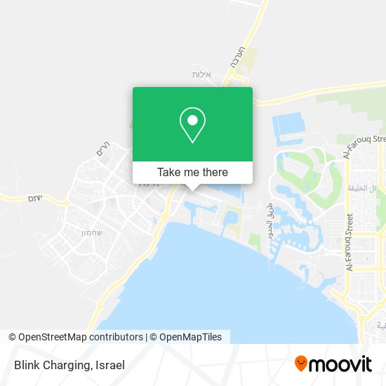 Blink Charging map