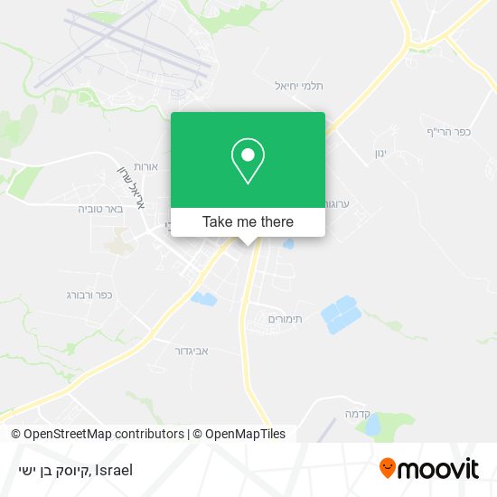 קיוסק בן ישי map