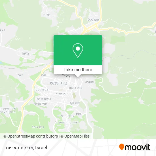 Карта מזרקת האריות