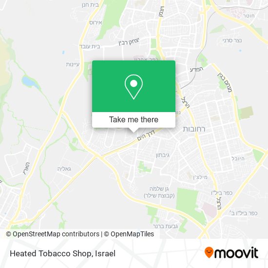 Карта Heated Tobacco Shop