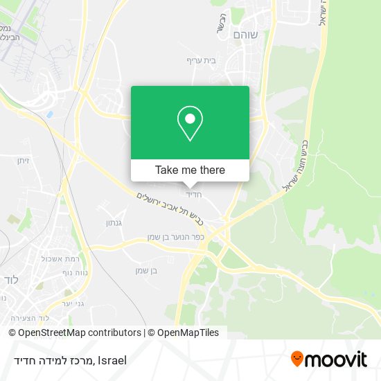 מרכז למידה חדיד map