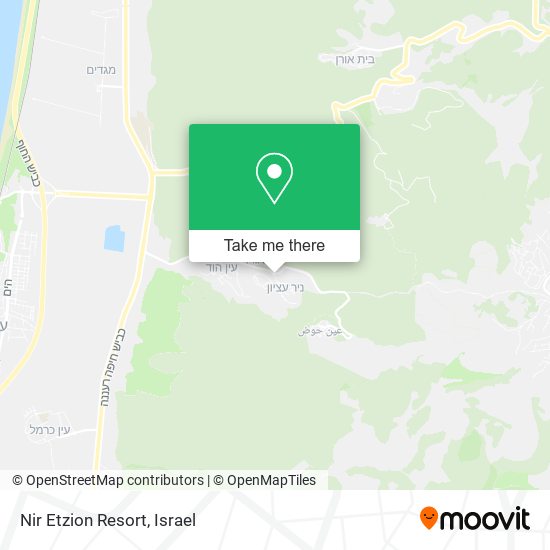 Nir Etzion Resort map